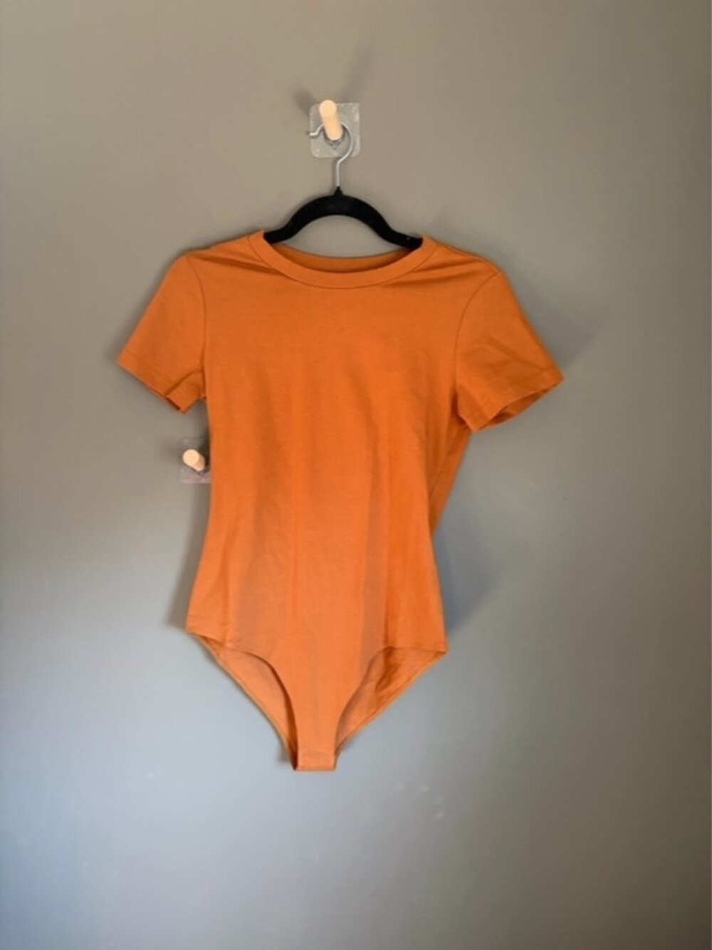NWT Rust Orange Short Sleeve Bodysuit